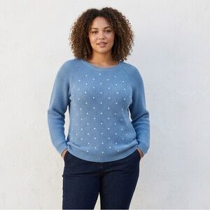 Elle knit sweater 100% cotton XL